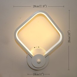 Simples e moderno quarto lâmpada de cabeceira lâmpada de parede personalidade criativa escadas lâmpada de alumínio