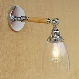 Recurso moderno contemporâneo country retrô galvanizado para luz ambiente de braço oscilante