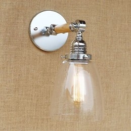 Recurso moderno contemporâneo country retrô galvanizado para luz ambiente de braço oscilante