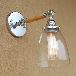 Recurso moderno contemporâneo country retrô galvanizado para luz ambiente de braço oscilante