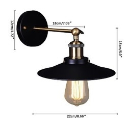 Luminária de parede loft Luminária de parede vintage Luminária de parede Lamparas Luminária de iluminação industrial Luminárias para sala de estar Quarto Luminárias residenciais