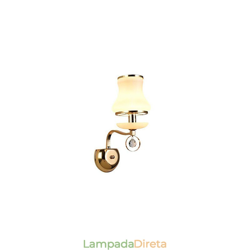 Recurso eletrogalvanizado contemporâneo moderno para luzes de parede de luz ambiente de proteção ocular de estilo mini de cristal