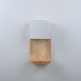 Luminária de parede simples, abajur de mesa de cabeceira com cúpula de vidro e madeira maciça para quarto, cômoda, sala de estar, quarto de bebê, dormitório universitário, mesa de centro, estantes de livros