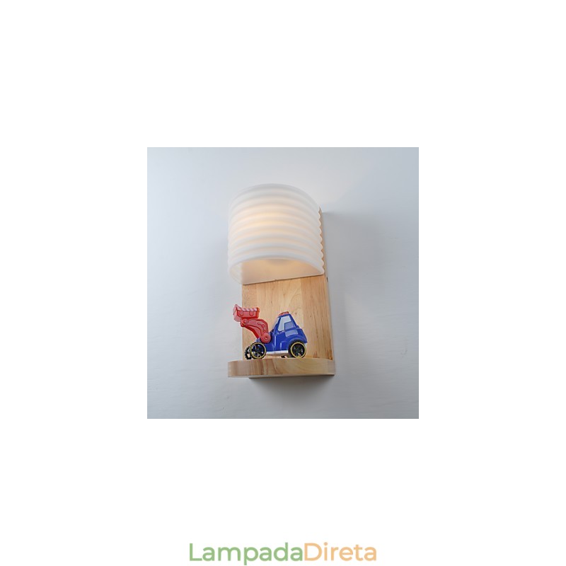 Luminária de parede simples, abajur de mesa de cabeceira com cúpula de vidro e madeira maciça para quarto, cômoda, sala de estar, quarto de bebê, dormitório universitário, mesa de centro, estantes de livros