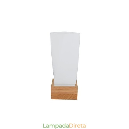 Luminária de parede simples, abajur de mesa de cabeceira com cúpula de vidro e madeira maciça para quarto, cômoda, sala de estar, quarto de bebê, dormitório universitário, mesa de centro, estantes de livros Luminária de parede simples, abajur de mesa de cabeceira com cúpula de vidro e madeira maciça para quarto, cômoda, sala de estar, quarto de bebê, dormitório universitário, mesa de centro, estantes de livros