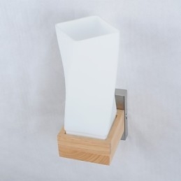 Luminária de parede simples, abajur de mesa de cabeceira com cúpula de vidro e madeira maciça para quarto, cômoda, sala de estar, quarto de bebê, dormitório universitário, mesa de centro, estantes de livros