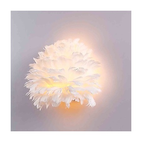 Apliques de parede Feather Modern Contemporary Bedroom Hotel Wall Spots E14 Apliques de parede Feather Modern Contemporary Bedroom Hotel Wall Spots E14