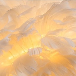 Apliques de parede Feather Modern Contemporary Bedroom Hotel Wall Spots E14