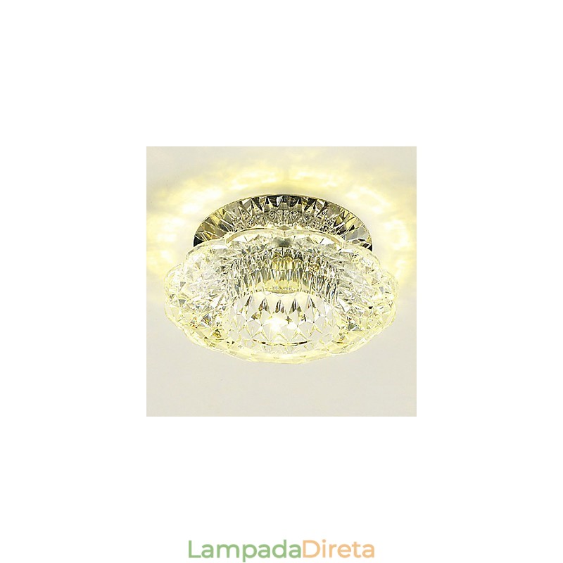 Mini estilo moderno e contemporâneo de cristal embutido