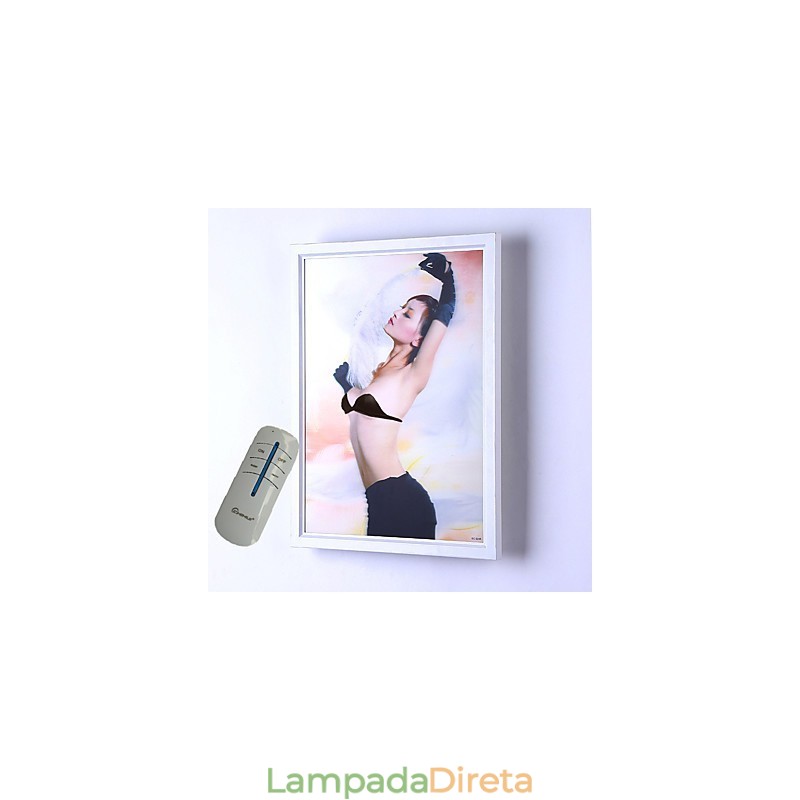 Pintura moderna contemporânea integrada, recurso de pintura contemporânea para arandelas de parede com luz ambiente