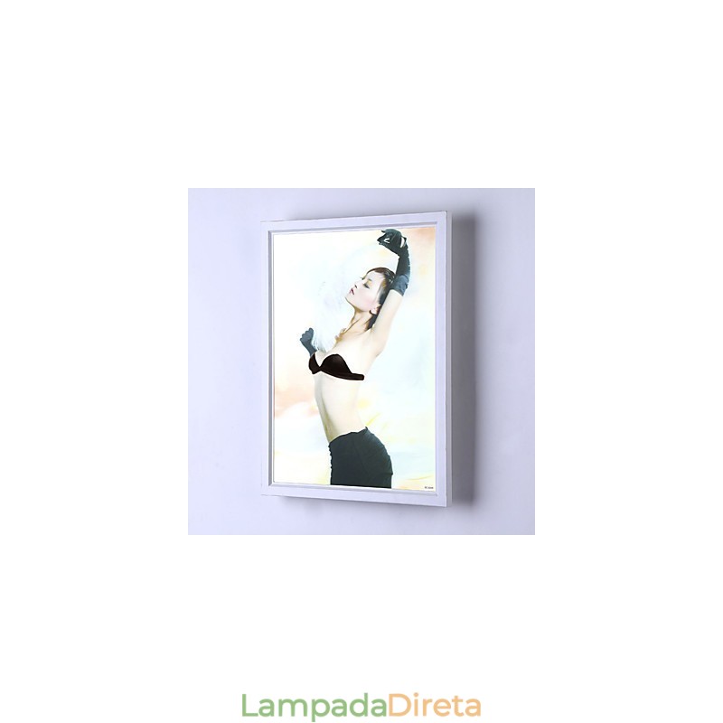 Pintura moderna contemporânea integrada, recurso de pintura contemporânea para arandelas de parede com luz ambiente