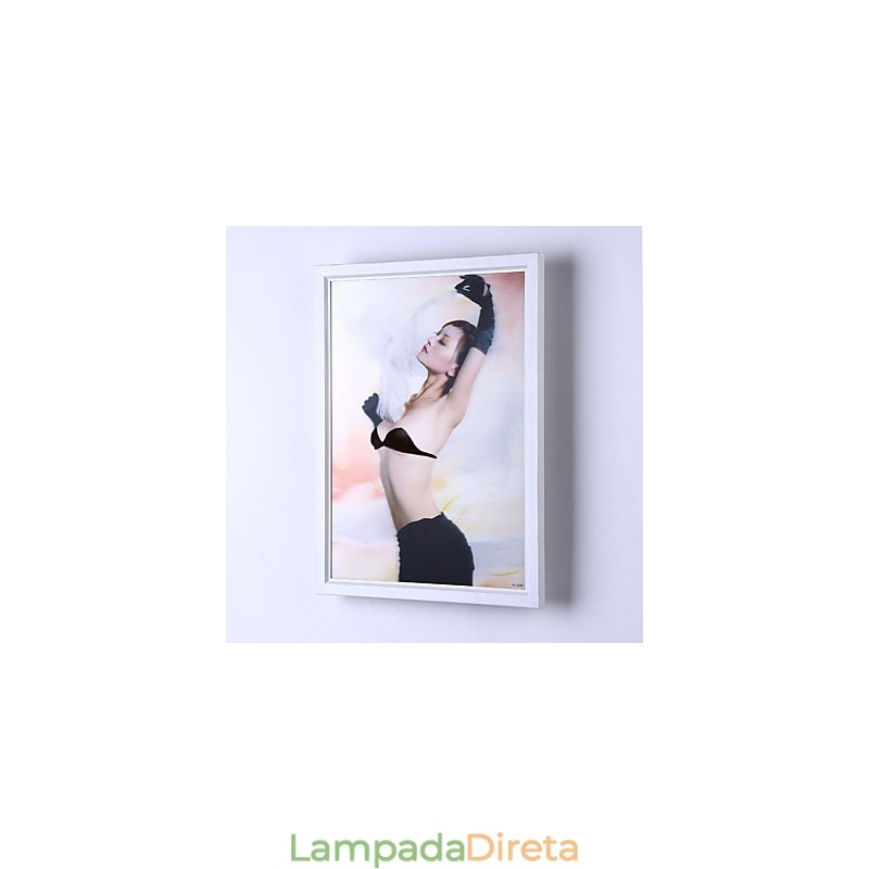 Pintura moderna contemporânea integrada, recurso de pintura contemporânea para arandelas de parede com luz ambiente