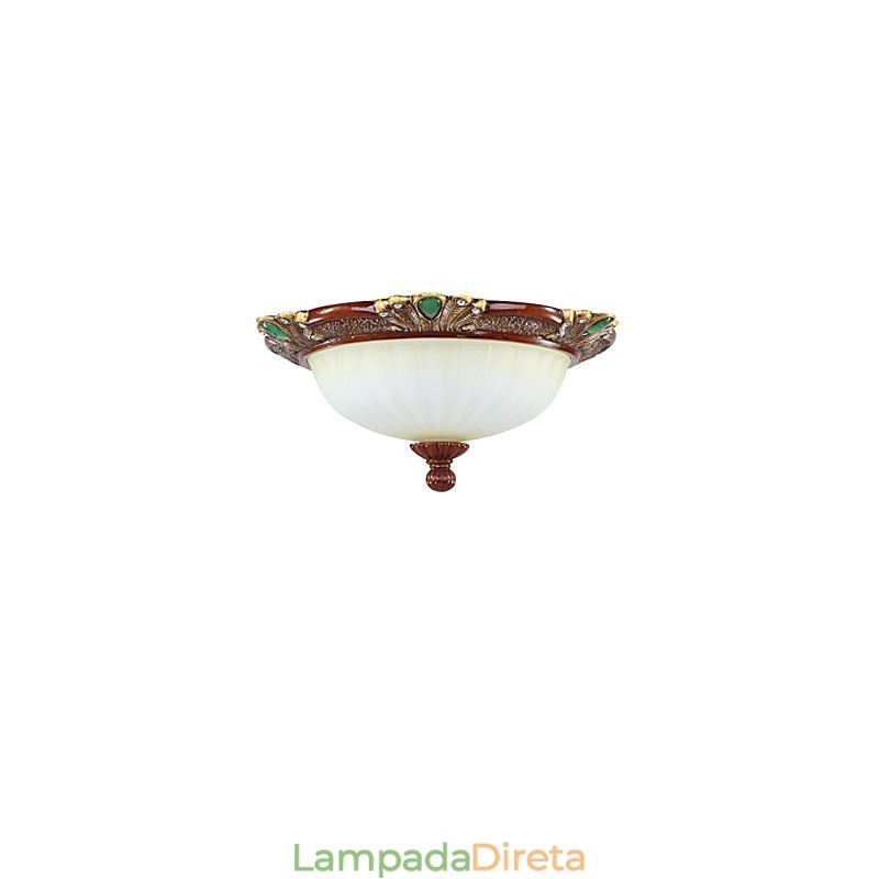 37*19CM Europa Tipo Resina Vidro Dome Luz Doce Para Absorver Lâmpada de Luz Dome