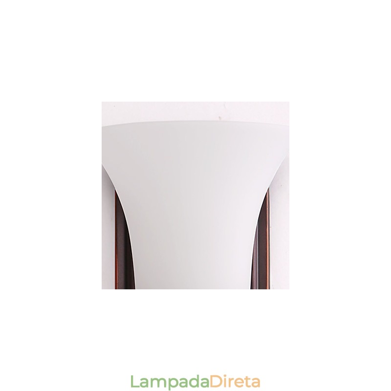 Acabamento em óxido preto rústico Lodge, recurso para proteção dos olhos, arandelas de parede com luz ambiente, luminária de parede