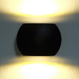 Moderno Contemporâneo Moderno Contemporâneo Country Acabamento em Óxido Preto Característica para Arandelas de Parede com Luz Ambiente