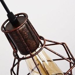 Luminária de parede de ferro retrô industrial personalidade criativa luminária de parede com polia elevatória