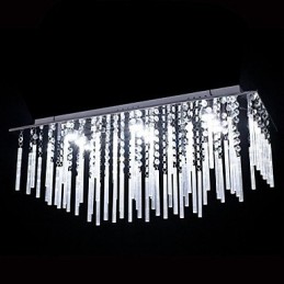 Luminária de teto 9 luzes moderna simples artística
