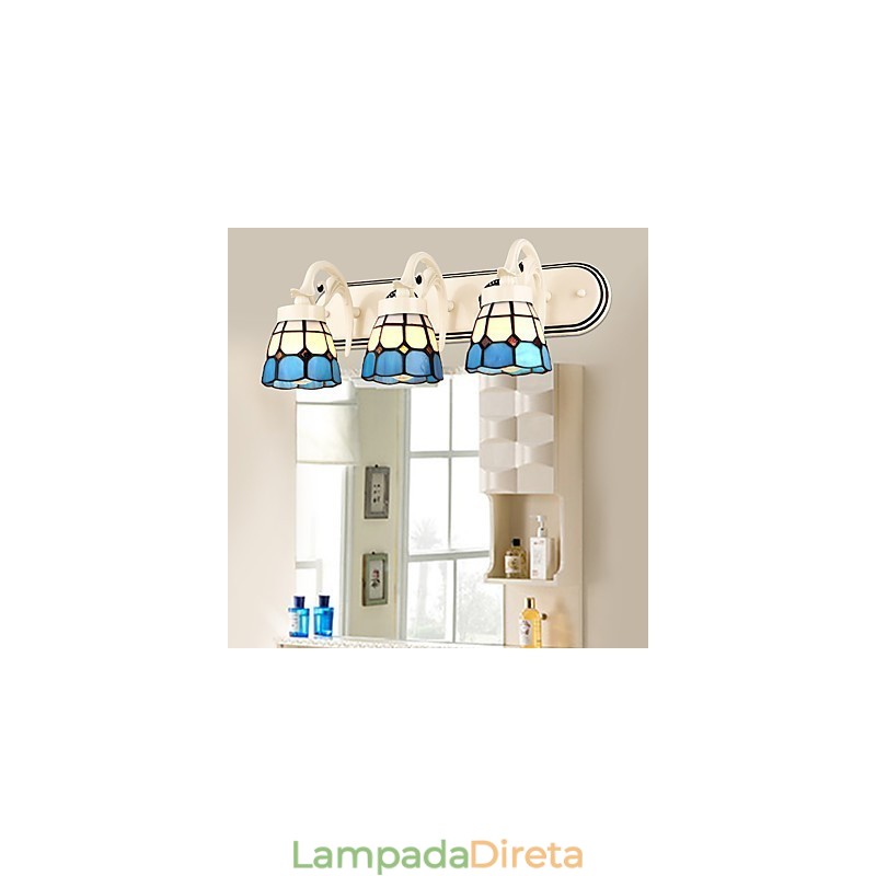 Pintura rústica de chalé para arandelas de parede downlight