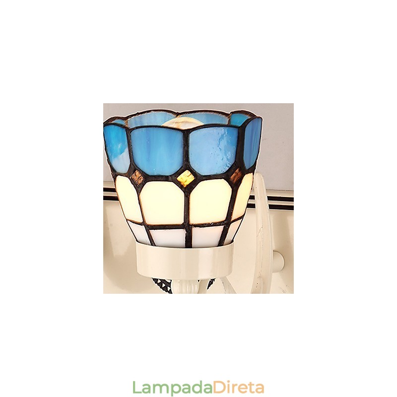 Pintura rústica de chalé para arandelas de parede downlight