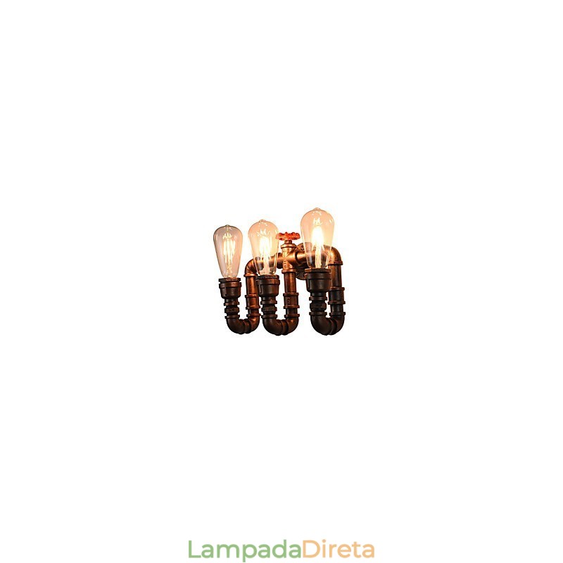 Lodge rústico tradicional clássico antigo latão recurso para luz ambiente luzes de parede luz de parede