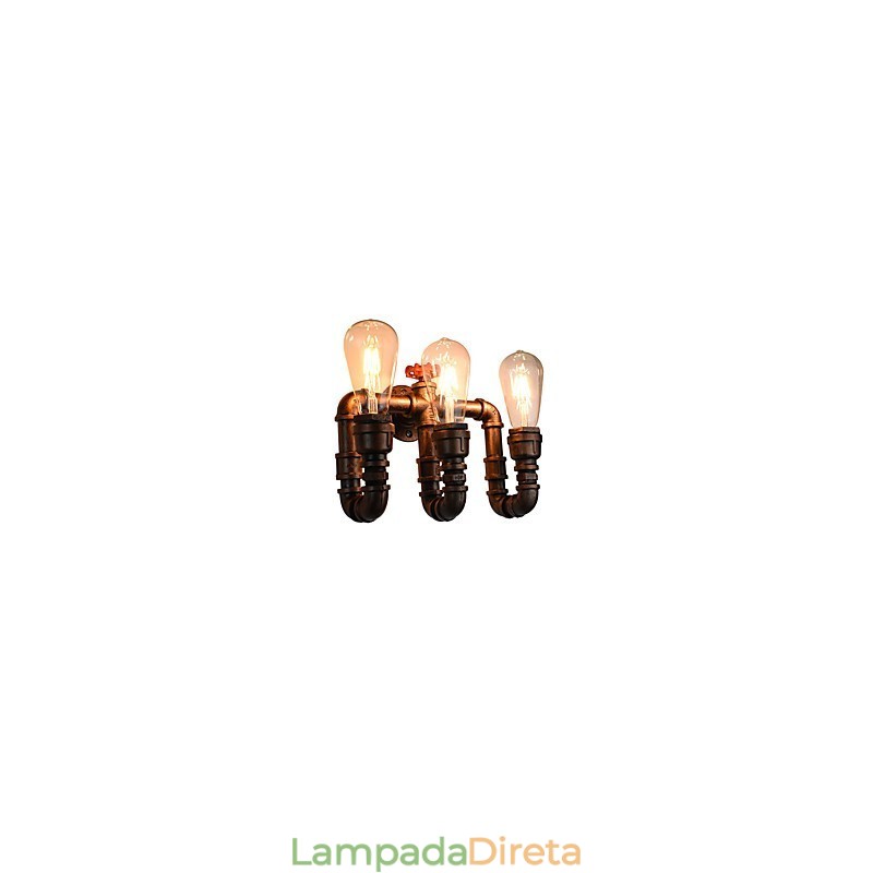 Lodge rústico tradicional clássico antigo latão recurso para luz ambiente luzes de parede luz de parede