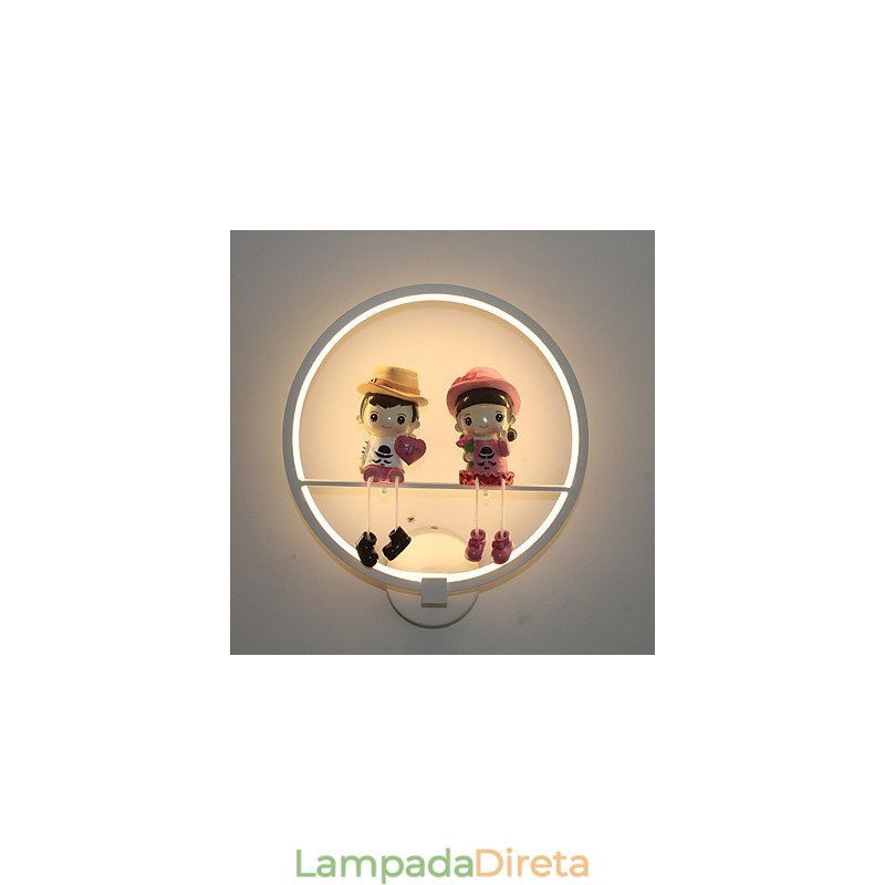 Luminária de parede moderna minimalista lâmpada criativa corredor escadas luzes