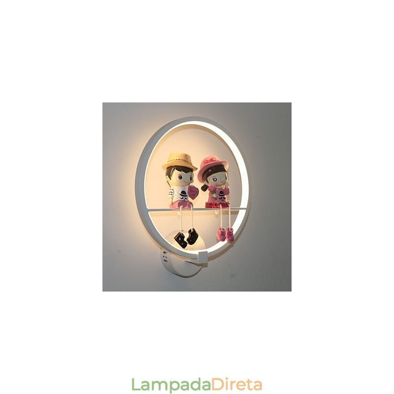 Luminária de parede moderna minimalista lâmpada criativa corredor escadas luzes