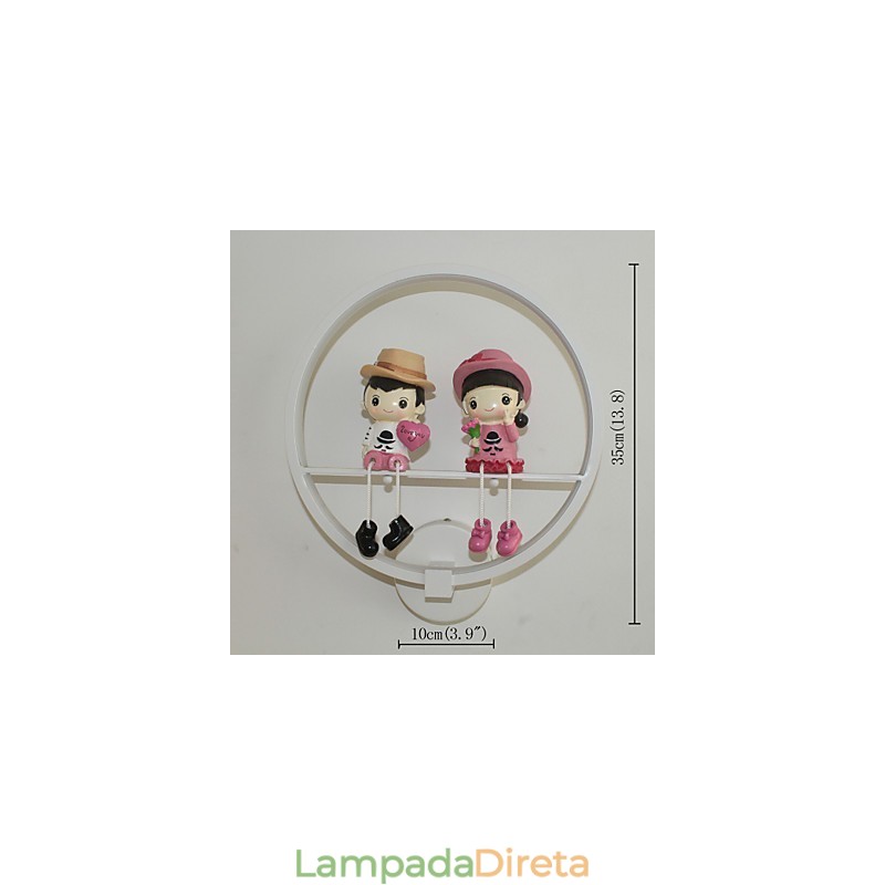 Luminária de parede moderna minimalista lâmpada criativa corredor escadas luzes