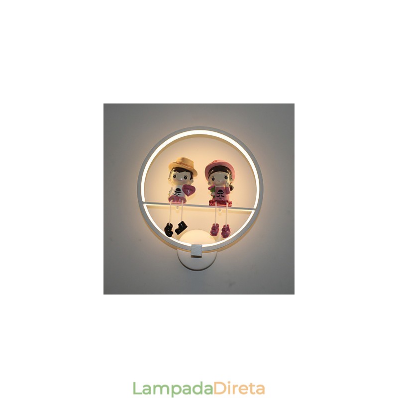 Luminária de parede moderna minimalista lâmpada criativa corredor escadas luzes