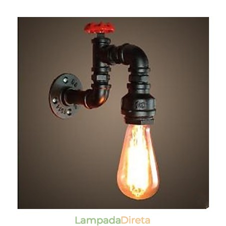 Pintura rústica de chalé para arandelas de parede com luz ambiente Pintura rústica de chalé para arandelas de parede com luz ambiente