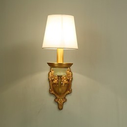Simples Country Tradicional Clássico Latão Recurso para Mini Estilo Uplight Wall Sconces Luz de Parede
