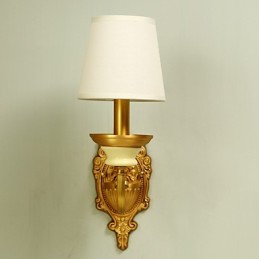 Simples Country Tradicional Clássico Latão Recurso para Mini Estilo Uplight Wall Sconces Luz de Parede