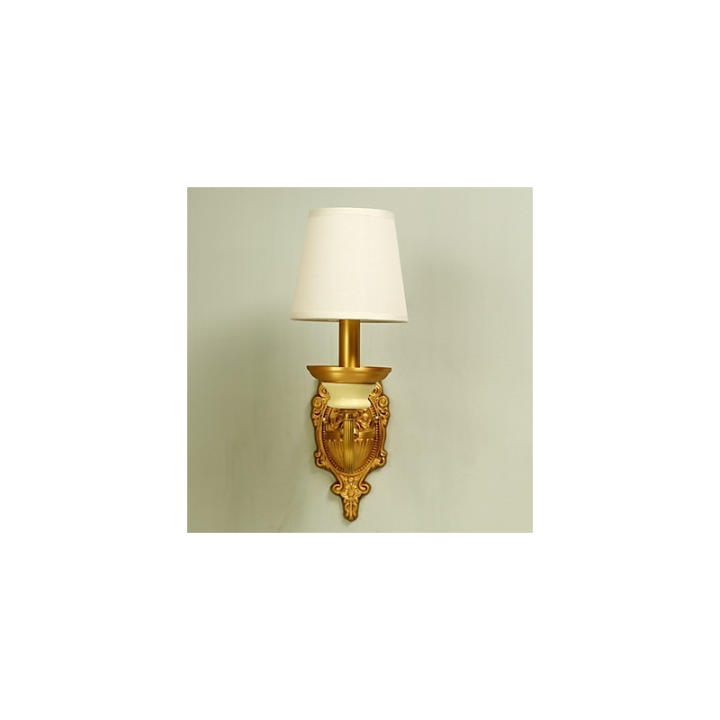 Simples Country Tradicional Clássico Latão Recurso para Mini Estilo Uplight Wall Sconces Luz de Parede