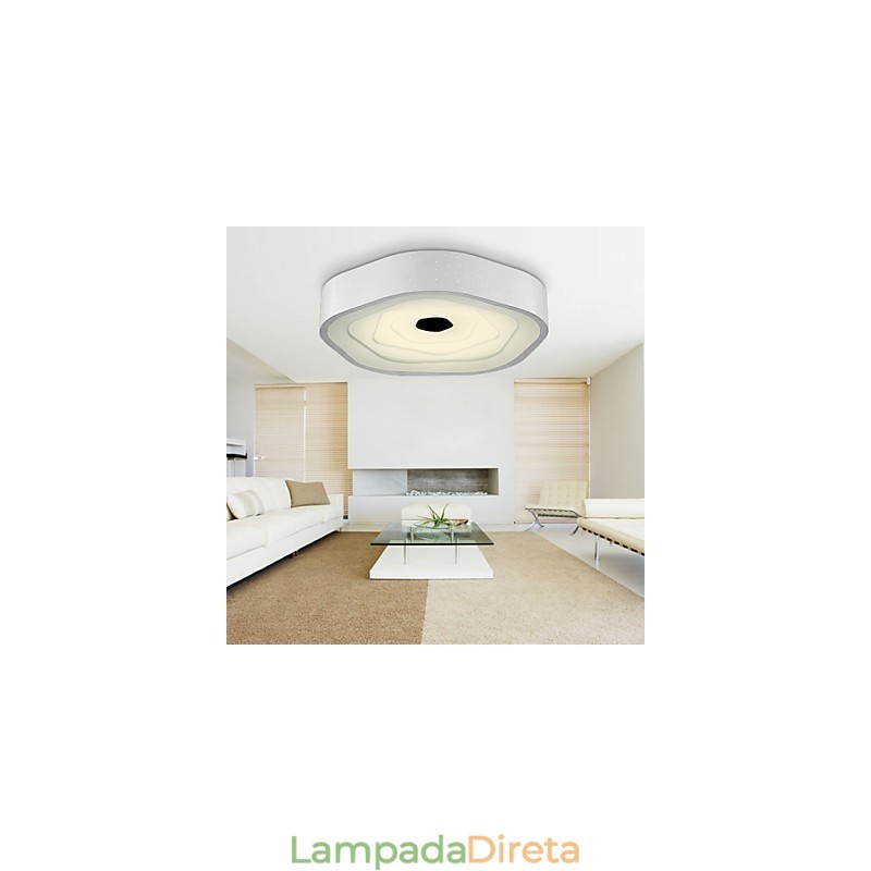 Luminária noturna moderna embutida branca + branco natural + branco quente