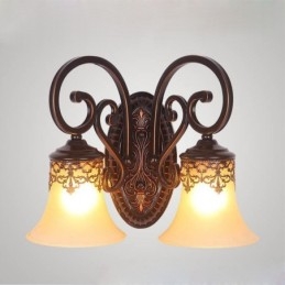Recurso eletrogalvanizado contemporâneo moderno para arandelas de parede com luz ambiente
