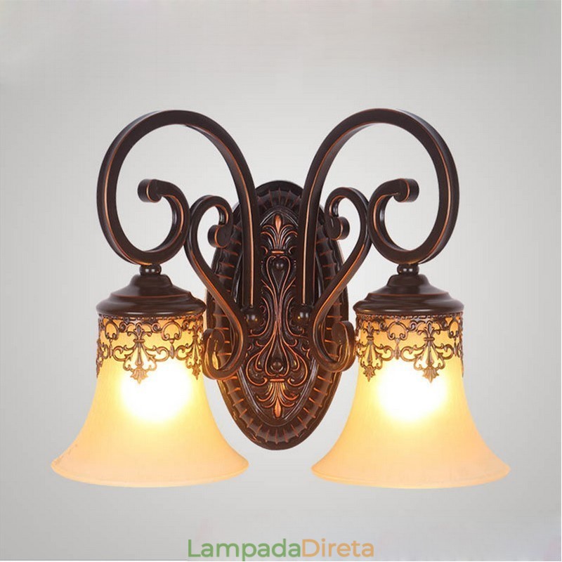 Recurso eletrogalvanizado contemporâneo moderno para arandelas de parede com luz ambiente