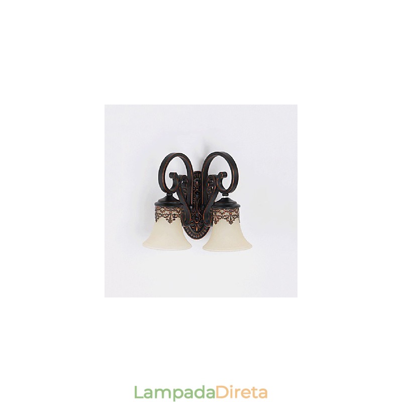 Recurso eletrogalvanizado contemporâneo moderno para arandelas de parede com luz ambiente