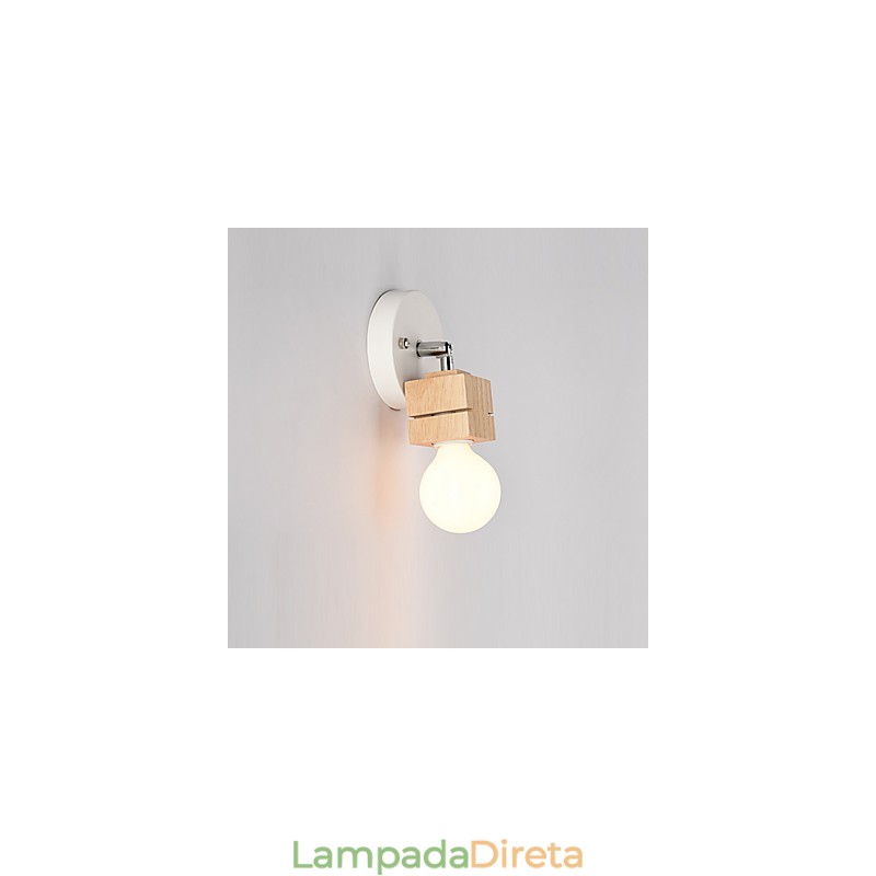 Luminária de parede moderna contemporânea com luz ambiente