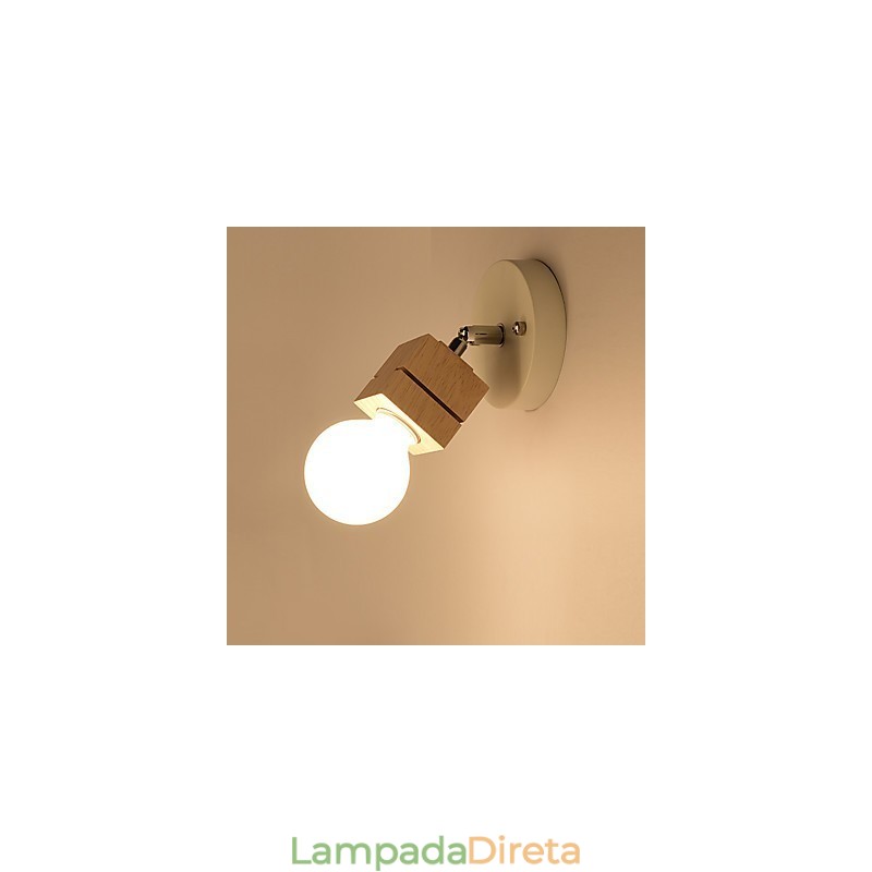 Luminária de parede moderna contemporânea com luz ambiente