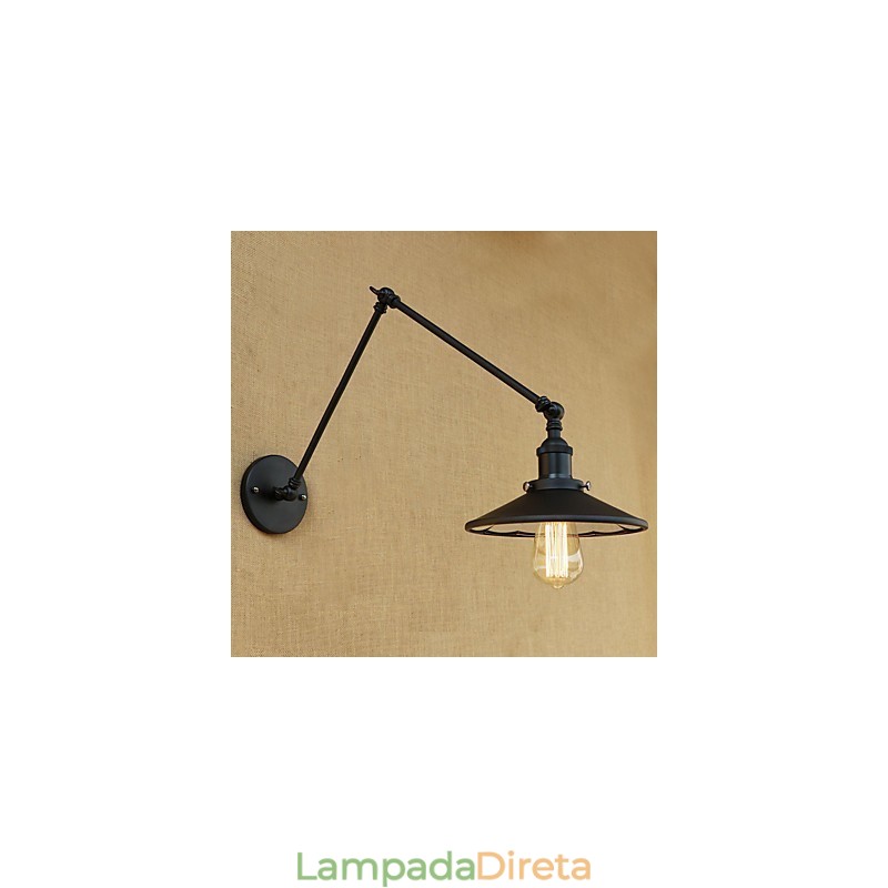 Recurso de pintura retrô country para luz ambiente de braço oscilante, luzes de braço oscilante, luz de parede