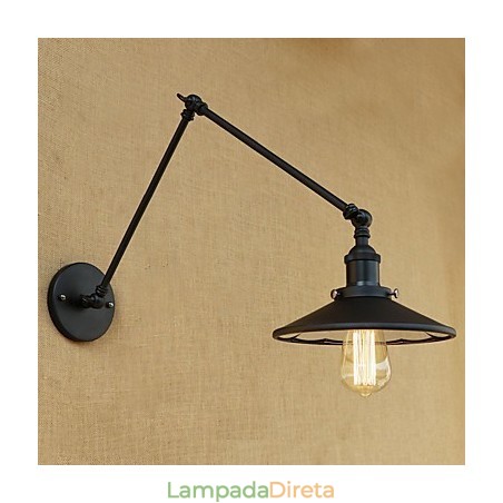 Recurso de pintura retrô country para luz ambiente de braço oscilante, luzes de braço oscilante, luz de parede