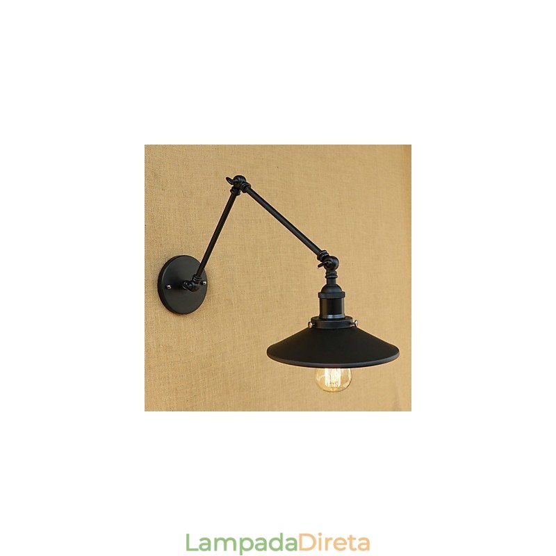 Recurso de pintura retrô country para luz ambiente de braço oscilante, luzes de braço oscilante, luz de parede