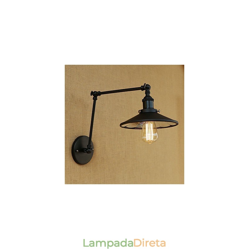 Recurso de pintura retrô country para luz ambiente de braço oscilante, luzes de braço oscilante, luz de parede