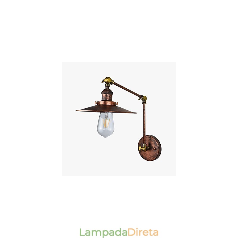Luminária de parede Arandelas de parede Luminária de parede de ferro Retro Vintage Moderno Upscale Bar West Restaurante Café