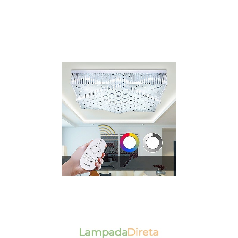 Montagem embutida Cristal Moderno Contemporâneo Metal
