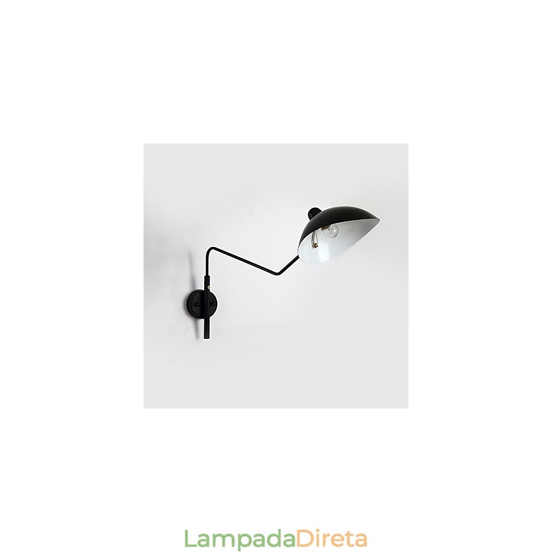 Luminária de parede vintage estilo industrial loft americano para quarto, sala de jantar, sala de café e bar, decoração de parede
