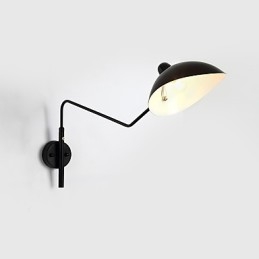 Luminária de parede vintage estilo industrial loft americano para quarto, sala de jantar, sala de café e bar, decoração de parede