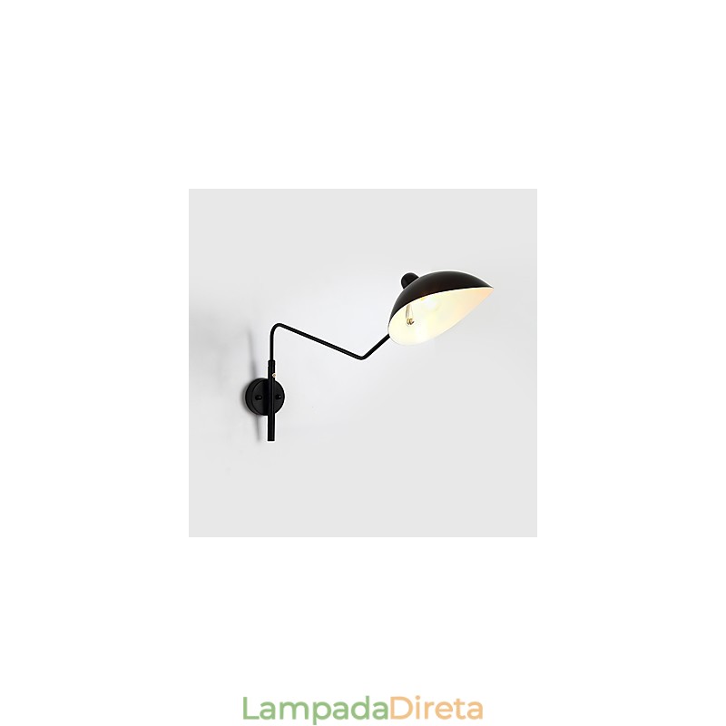 Luminária de parede vintage estilo industrial loft americano para quarto, sala de jantar, sala de café e bar, decoração de parede