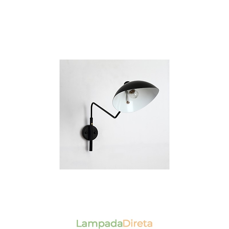 Luminária de parede vintage estilo industrial loft americano para quarto, sala de jantar, sala de café e bar, decoração de parede