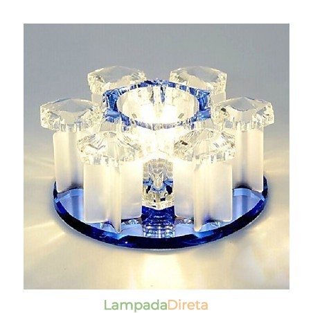 Lâmpada de cristal Smd CreativeTube Spotlight Absorve luz de cúpula Lâmpada de cristal Smd CreativeTube Spotlight Absorve luz de cúpula